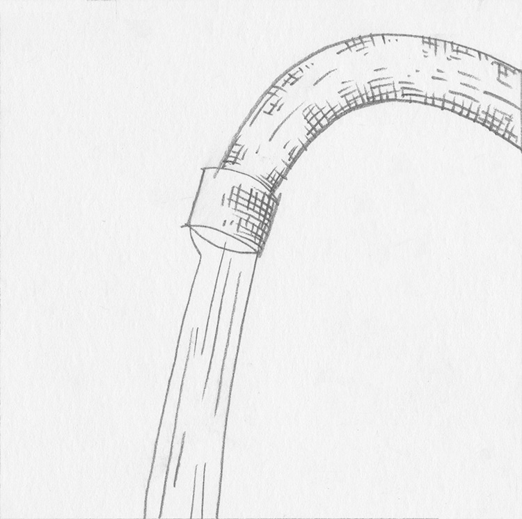 Cómo hacer un dibujo de una llave de agua