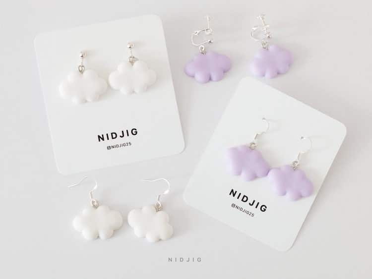 Cloud Earrings