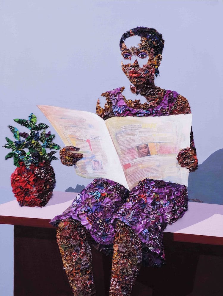 Portraits multimédias colorés par Marcellina Oseghale Akpojotor