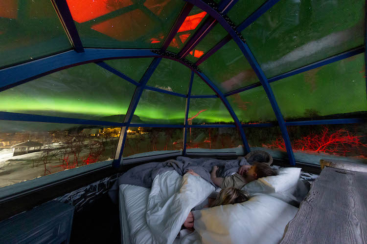 Northern Lights Glass Igloo Travel Experience by Off the Map Travel