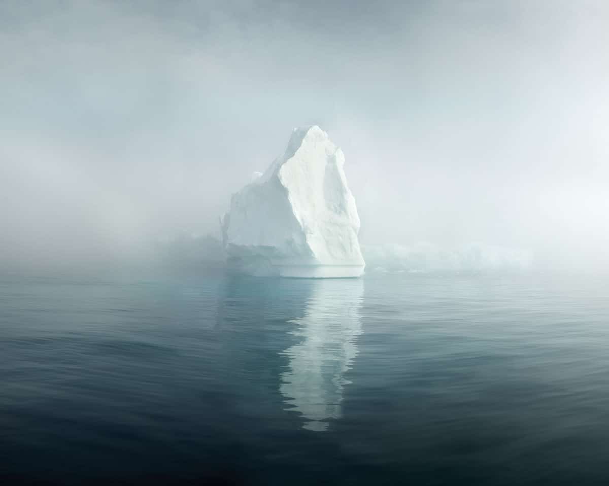 Icebergs au Groenland par Olaf Otto Becker