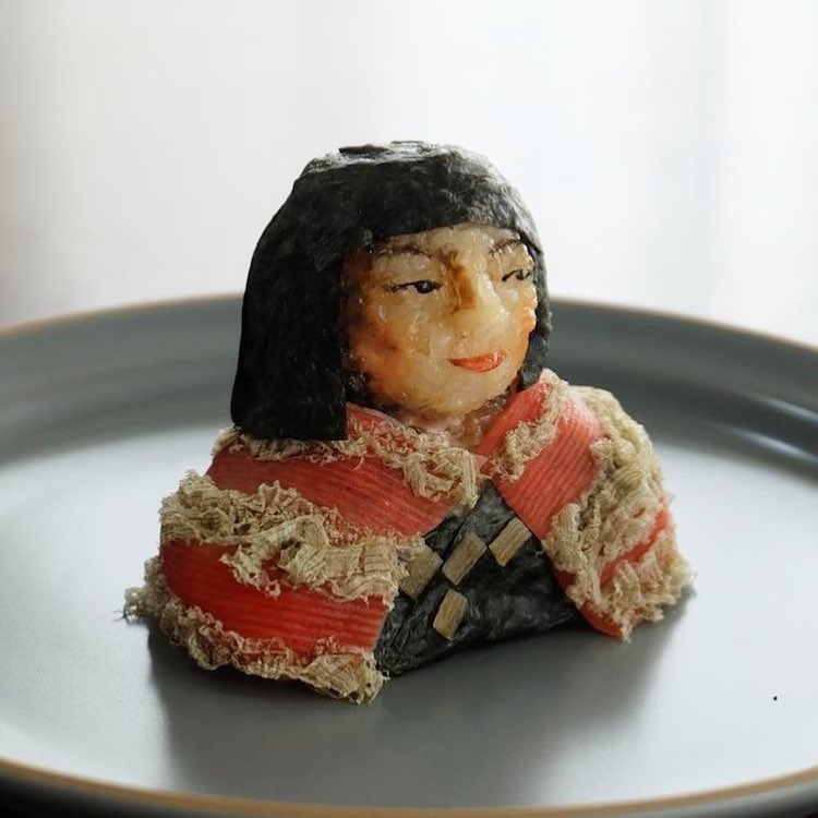 Personajes de onigiri por Onigiri Gekijō