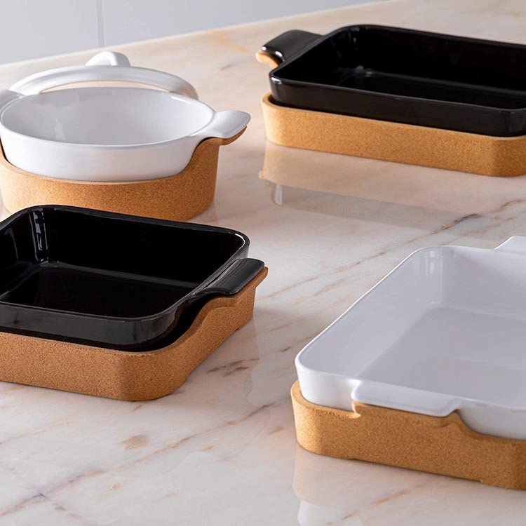 Casafina Bakeware with Cork Tray