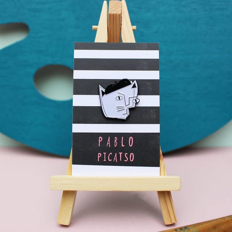 Pablo Picatso Enamel Pin