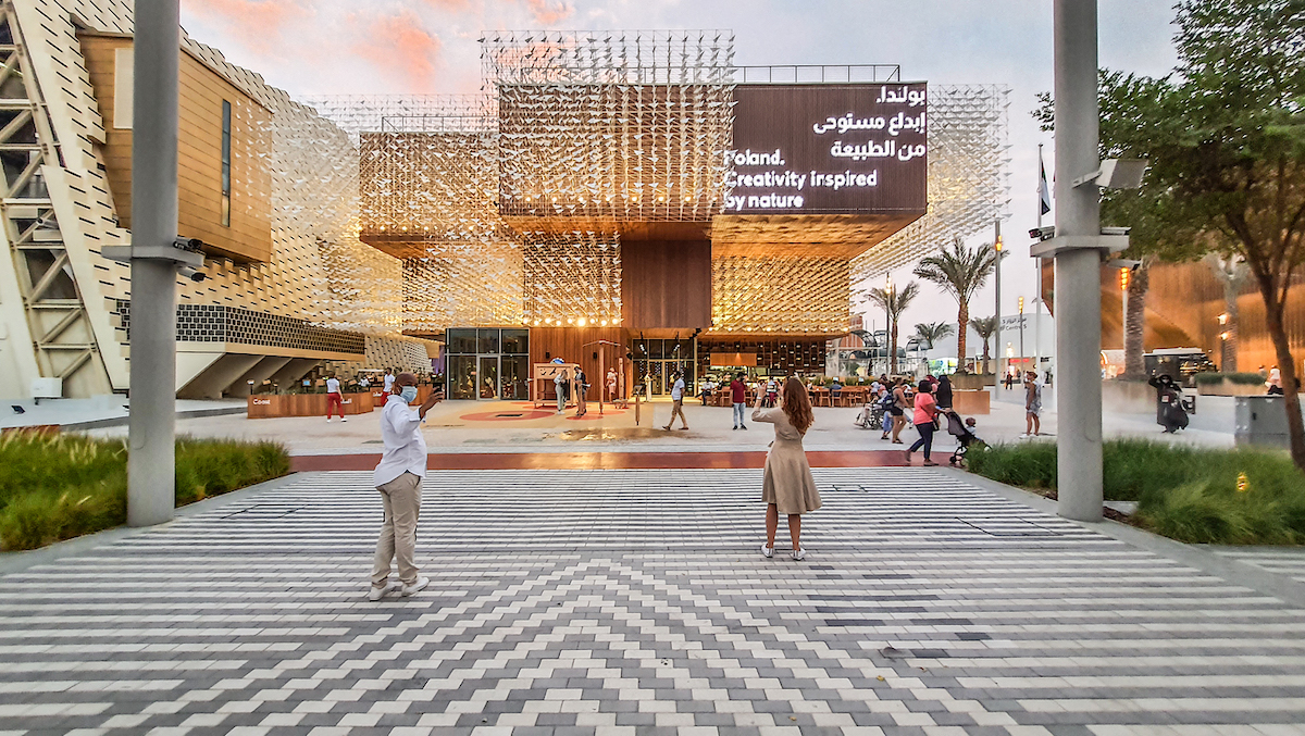 The Polish Pavilion at Dubai Expo 2020