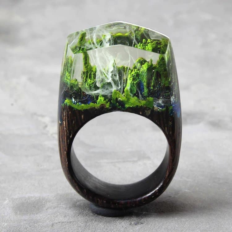 forest resin ring