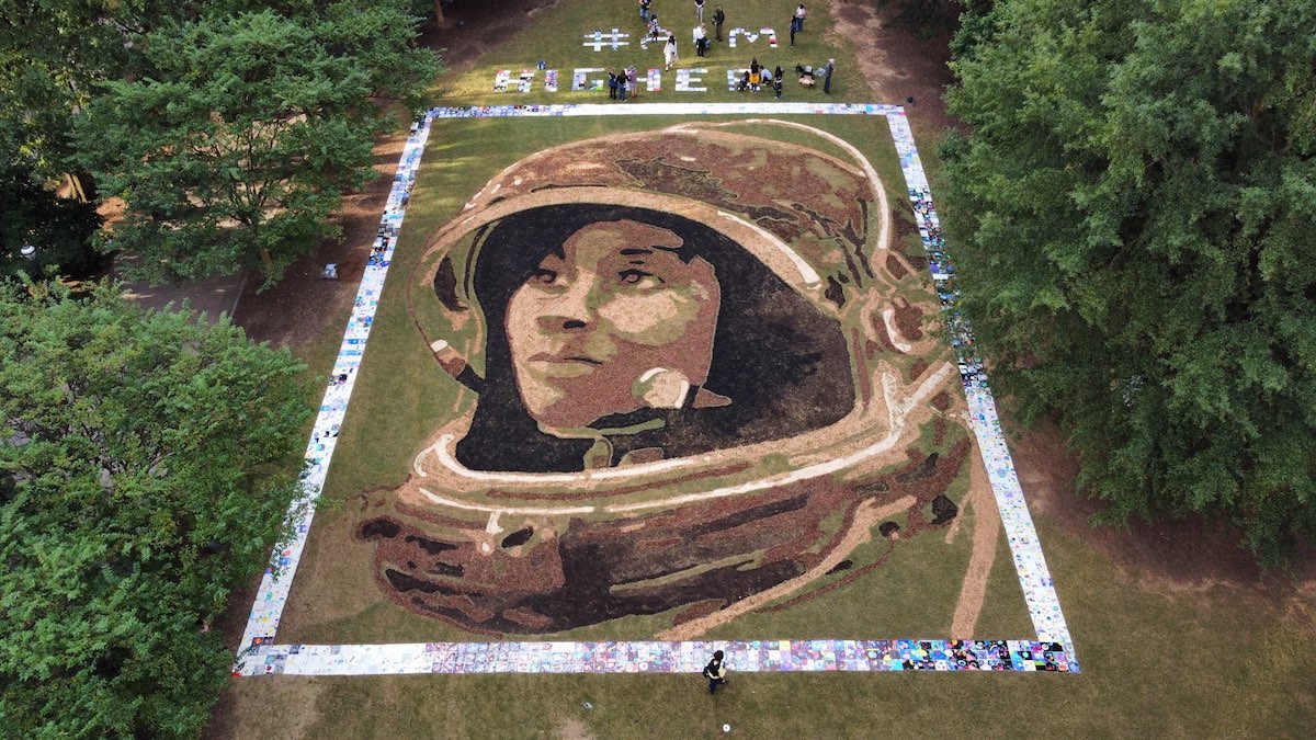 Artist Uses the Earth as His Canvas for Enormous Portraits