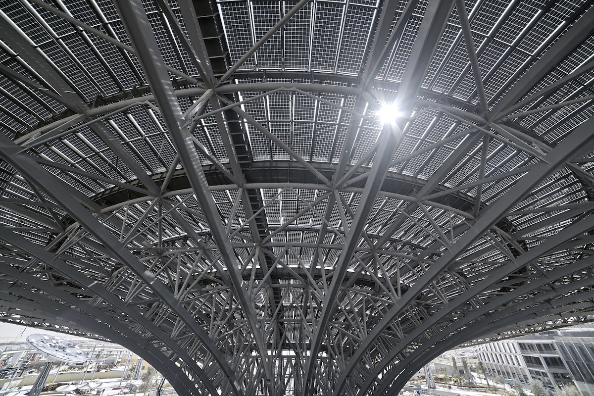 Energy Trees at Terra Sustainability Pavilion by Grimshaw at Dubai Expo 2020