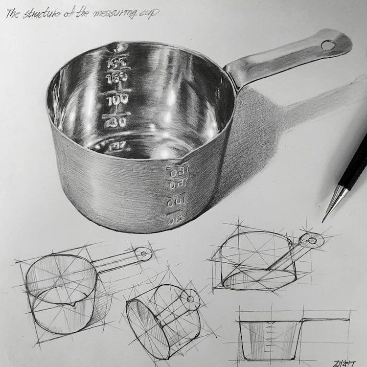 Tin Can Pencil Drawing Grayscale - Free photo on Pixabay - Pixabay