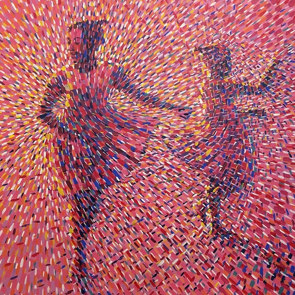 Colorful Dot Paintings by Betty Acquah