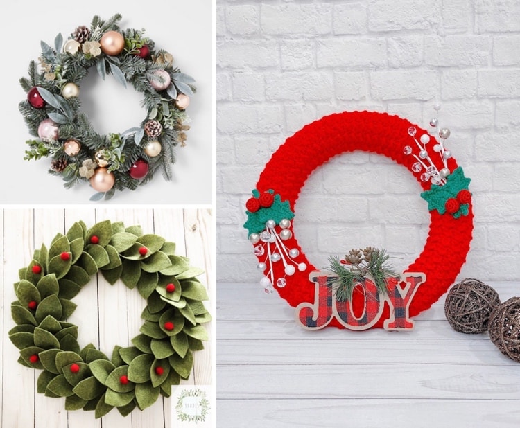 decorated christmas wreaths ideas