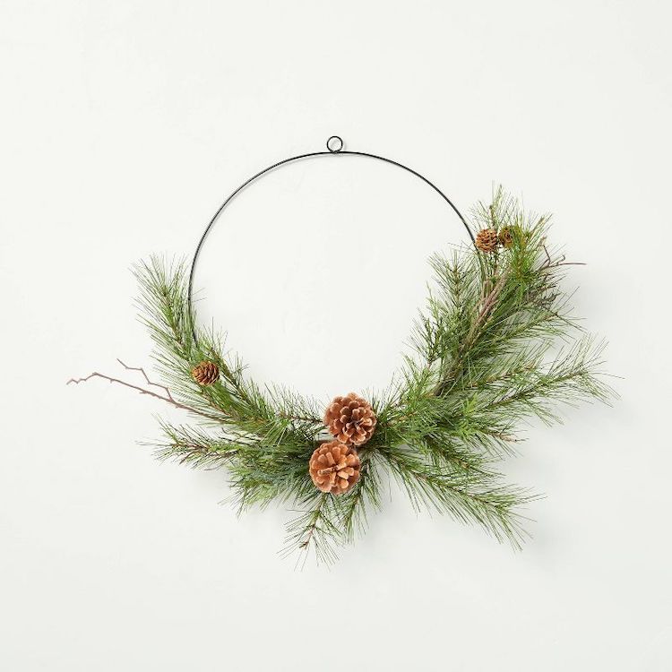Modern Minimalist Christmas Wreath 