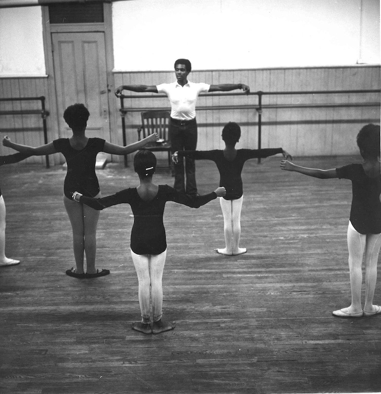 Arthur Mitchell Teaching Ballet Class