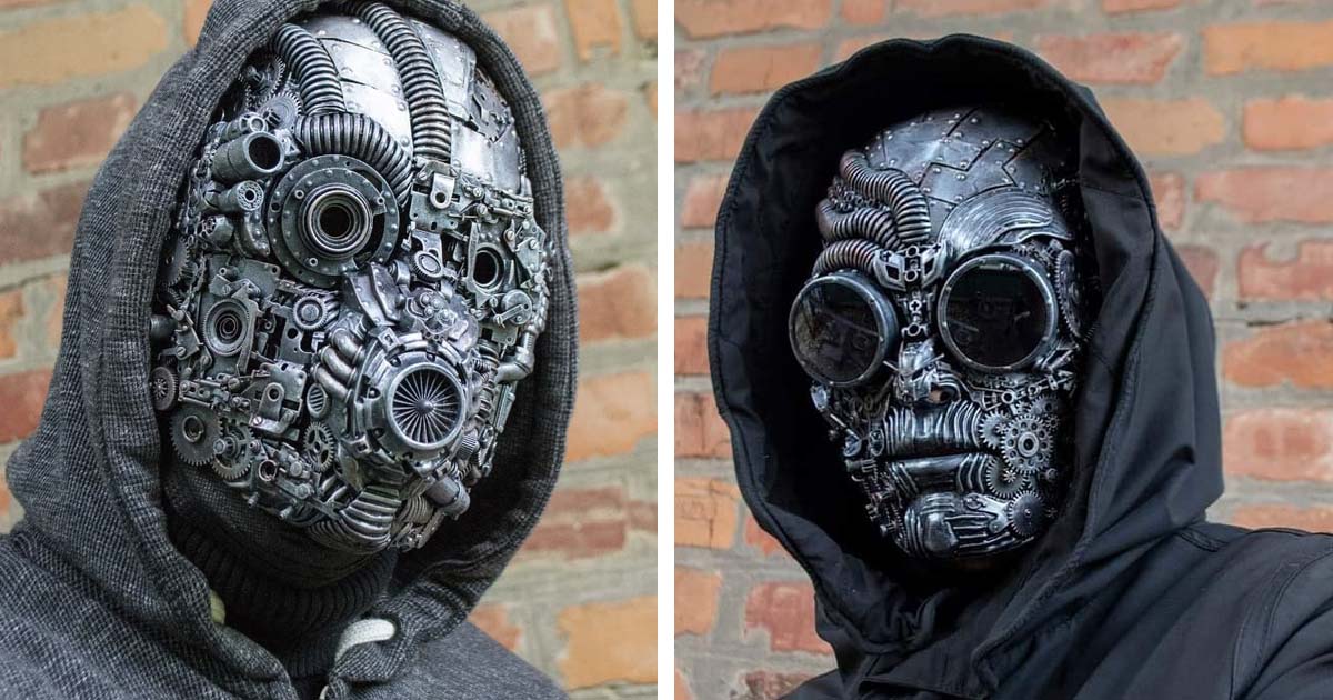 Incredible Steampunk Masks Transform You Into Human-Machine Hybrid