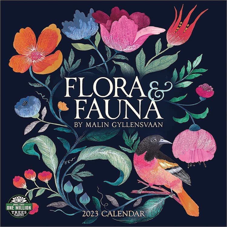 Flora & Fauna Wall Calendar