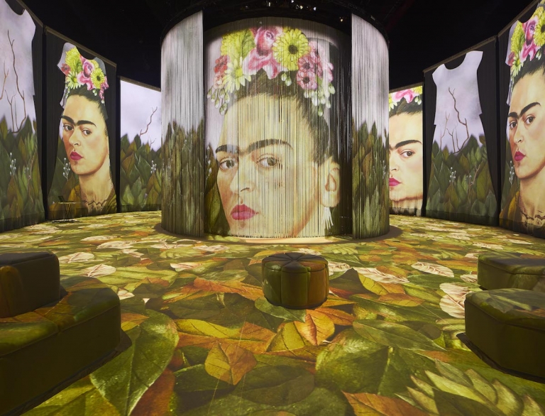 Frida Kahlo Immersive Exhibition 2 768x586 