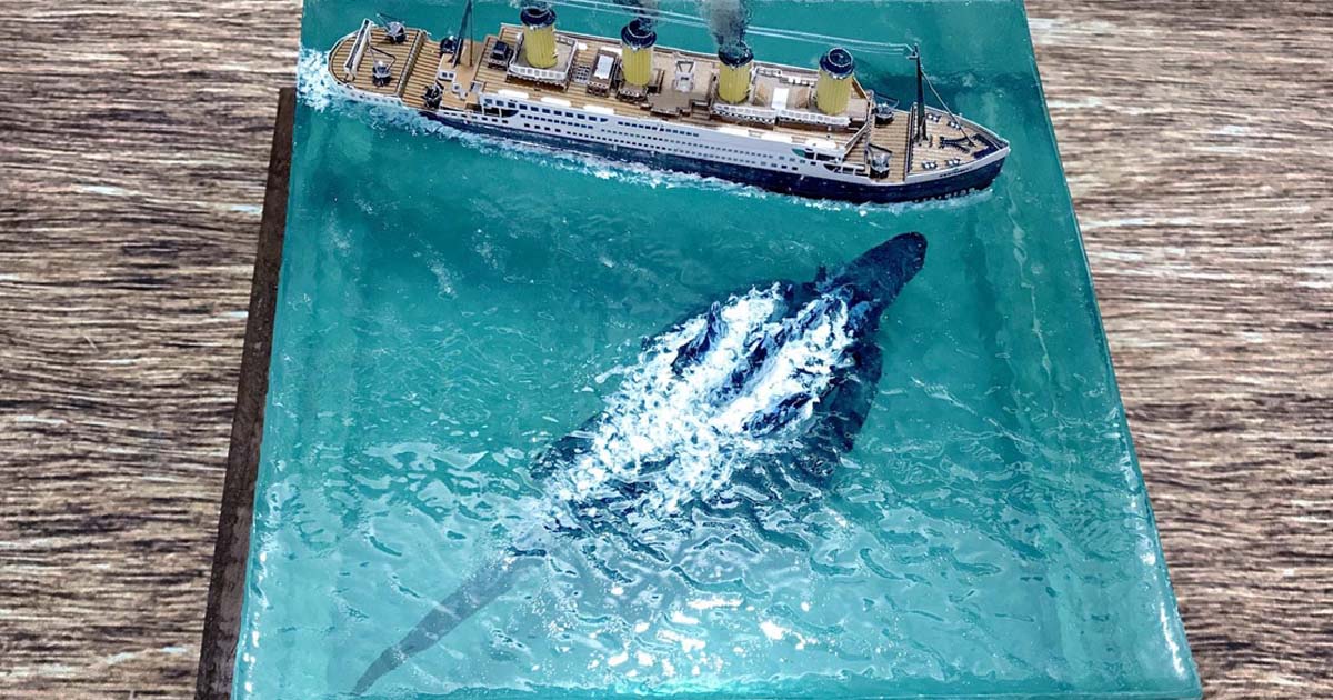 Dramatic Diorama Art Shows What Happened Titanic Sinking