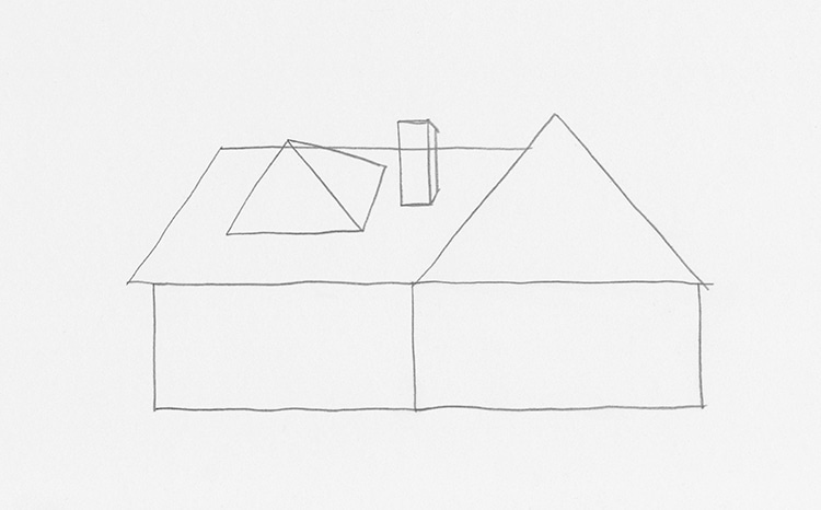 outside apartment drawing