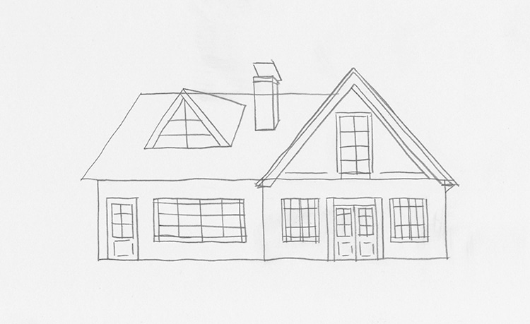 4,800+ 3d House Sketch Stock Illustrations, Royalty-Free Vector Graphics &  Clip Art - iStock