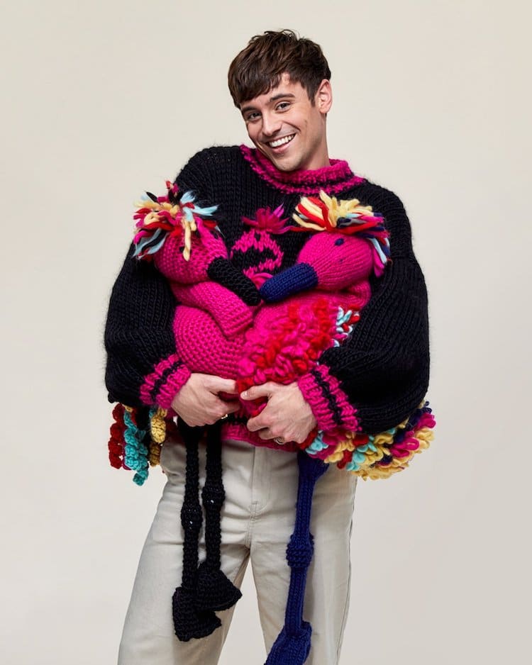 Olympic Diver Tom Daley Releases His Own Line of Knitting Kits