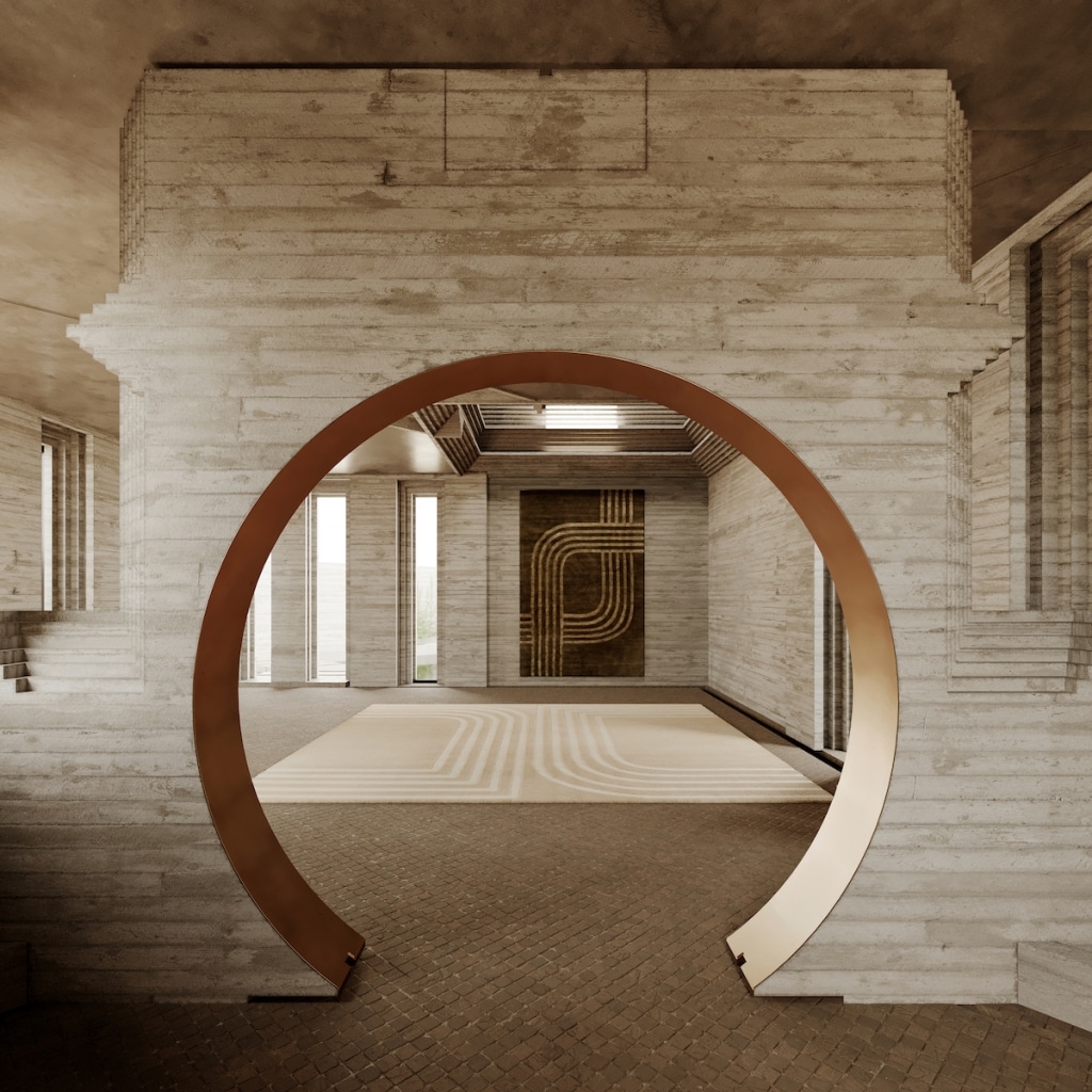 Architure Rug Line of Minimalist Hand-Crafted Rugs Is Inspired by Brutalist Architecture