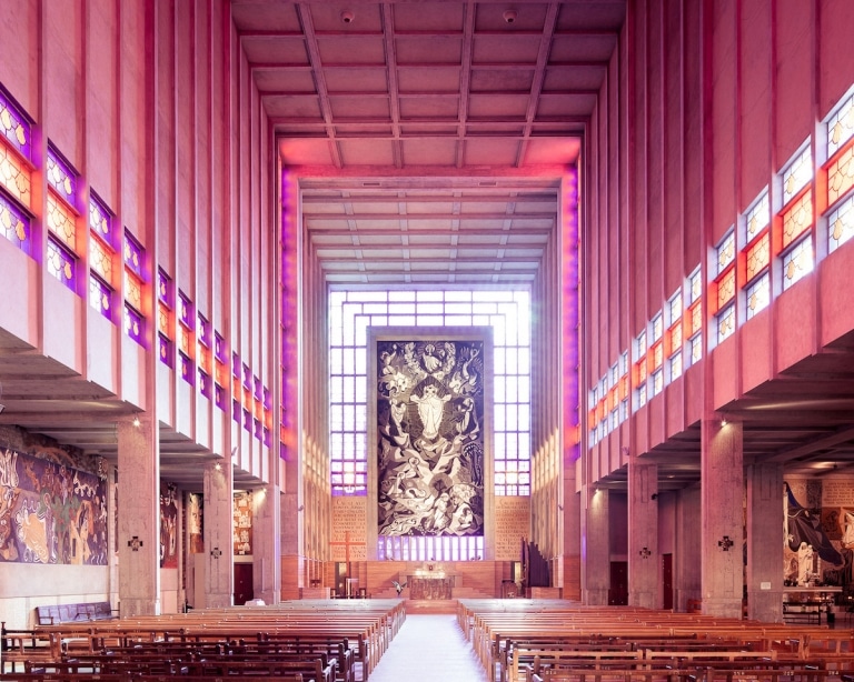 “Sacred Spaces” Captures the Dramatic Interiors of Modernist Churches