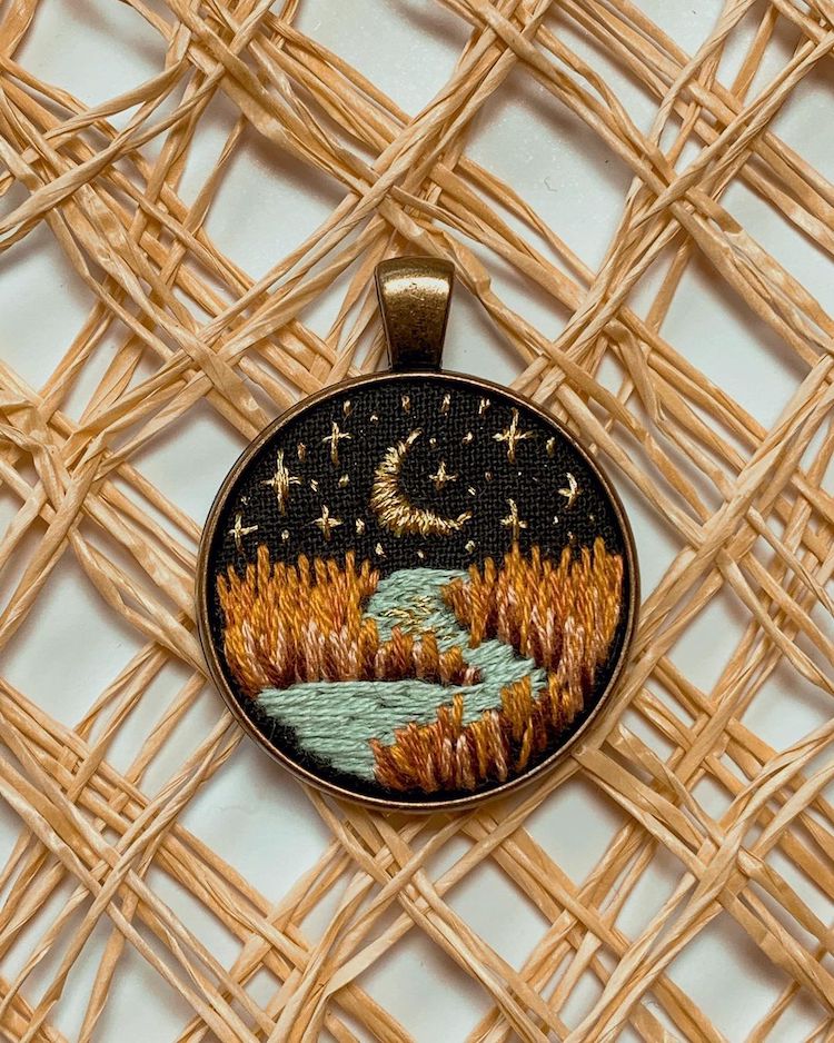 Handmade Embroidered Jewelry