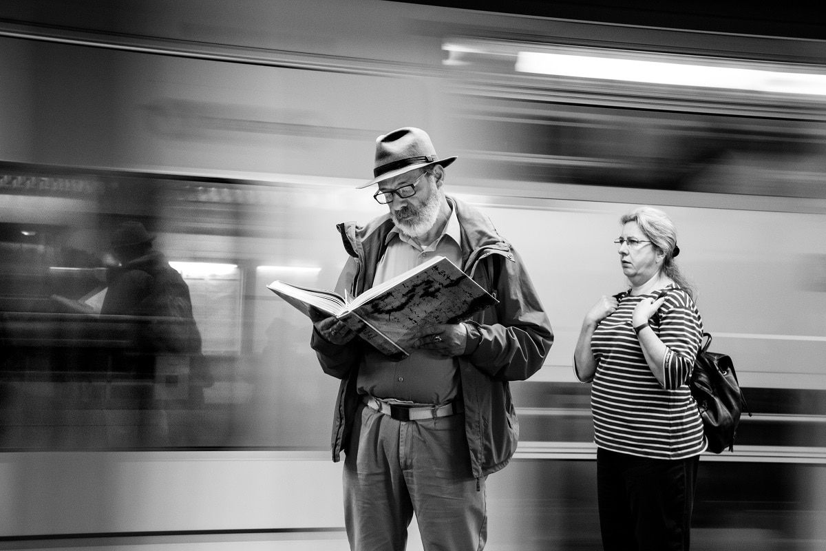 Street Photography Paris Metro