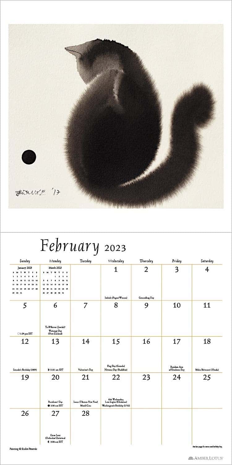 The Artful Cat Calendar