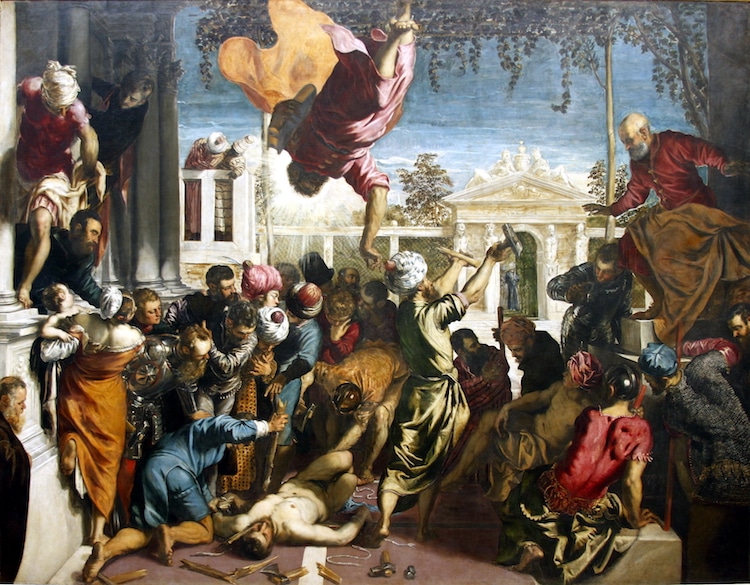 Tintoretto Miracle of the Slave Painting