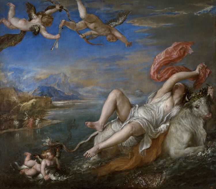 Rape of Europa by Titian