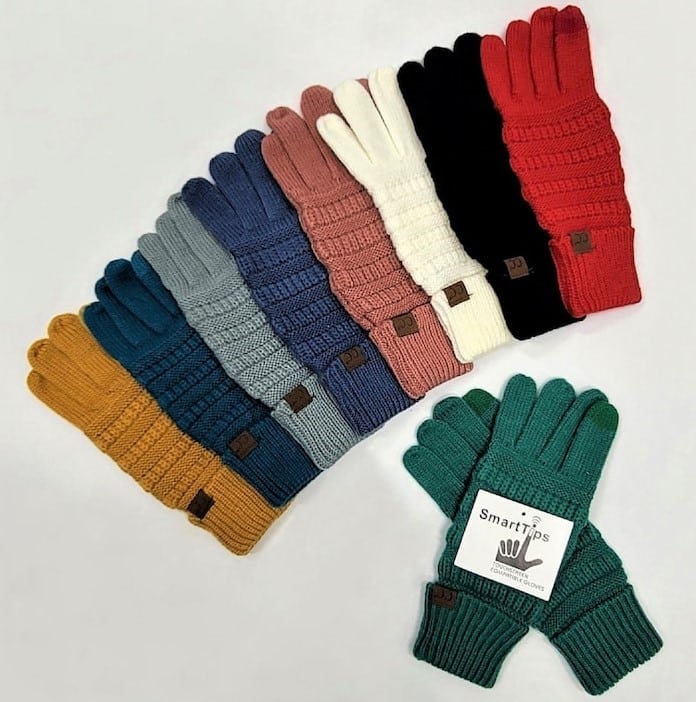 Touchscreen winter gloves