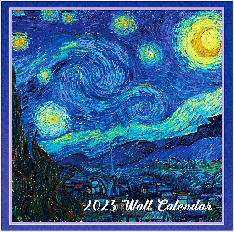 Van Gogh wall calendar