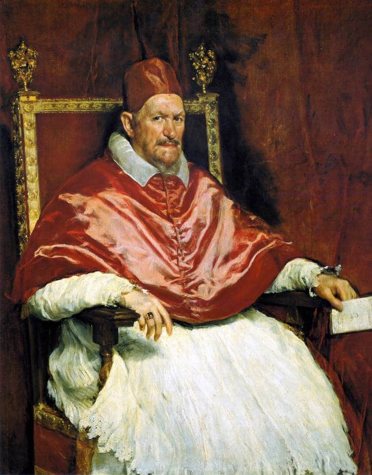 Portrait of Pope Innocent X by Diego Velazquez