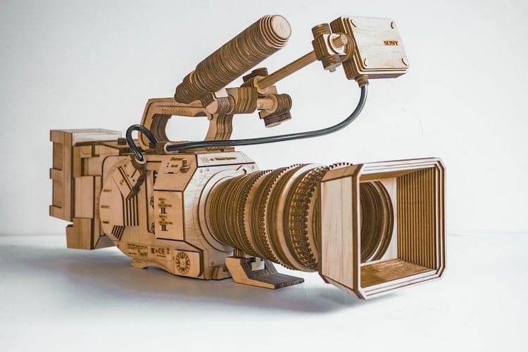 Wooden Vintage Camera Models