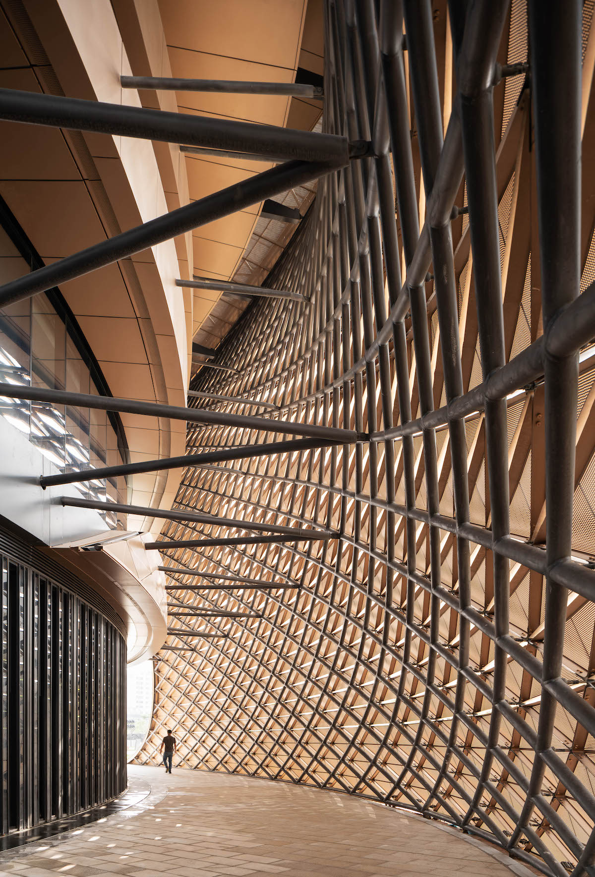 Interior of Infinitus Plaza by Zaha Hadid Architects (ZHA)