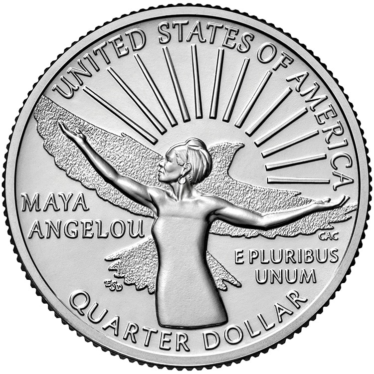 Maya Angelou Is the First Black Woman on a U.S. Quarter