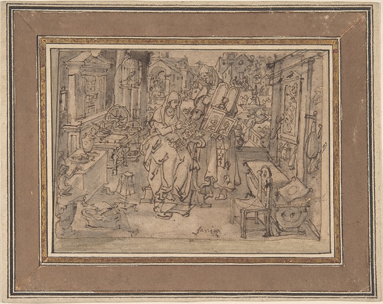 Vanitas by Jan van der Straet, called Stradanus