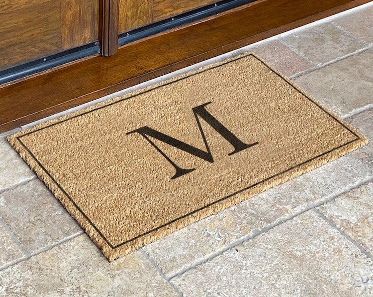 Custom Monogram Doormat