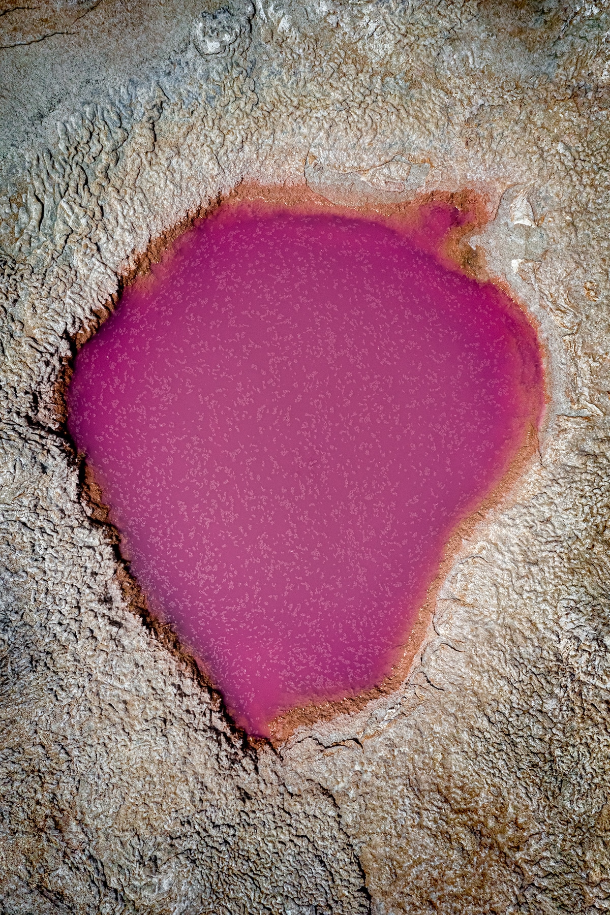 Sulphur Spring from Above