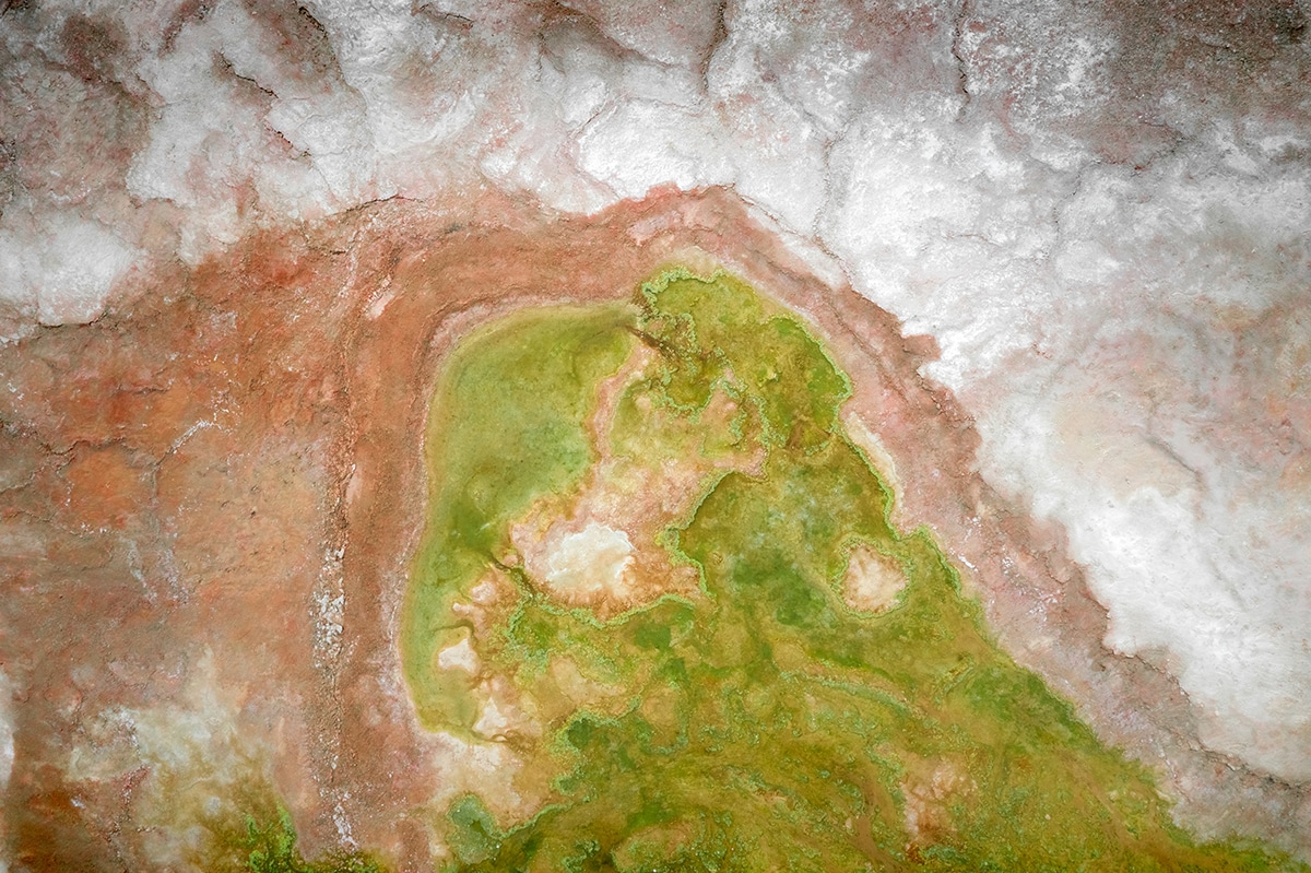 Sulphur Spring from Above