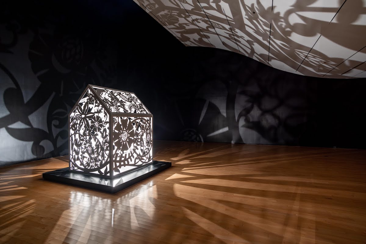 Intricate Light Boxes by Anila Quayyum Agha