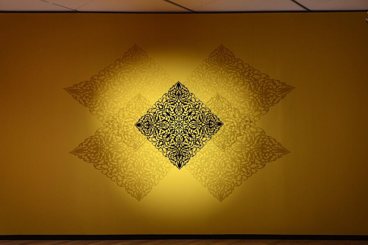 Intricate Light Boxes by Anila Quayyum Agha