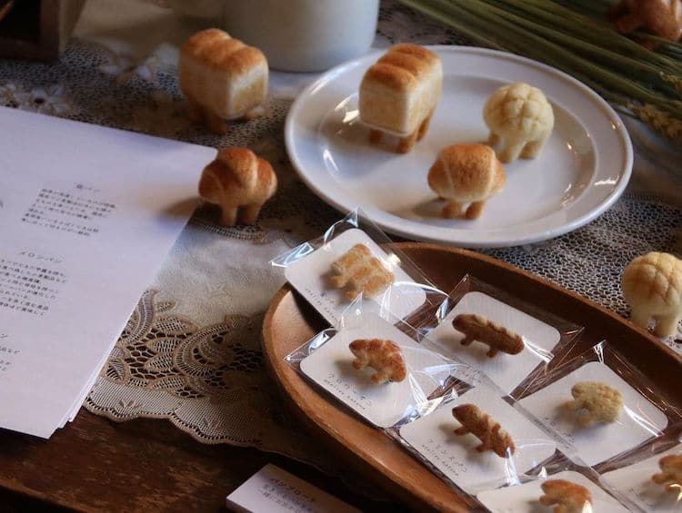 Tiny Bread Felt Sculptures by Atelier Hatena