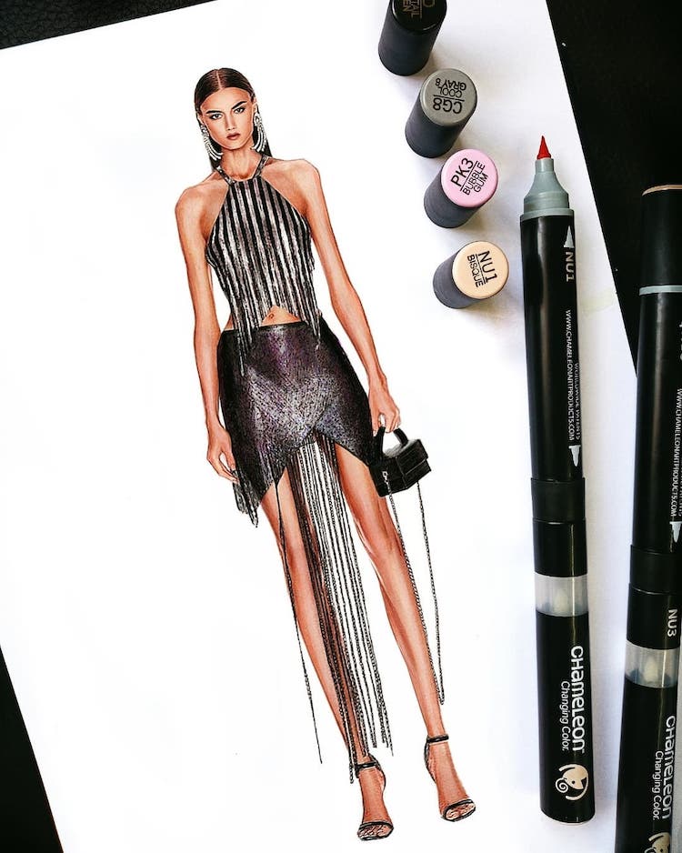 Fashion Illustrations by Eduardo Torres