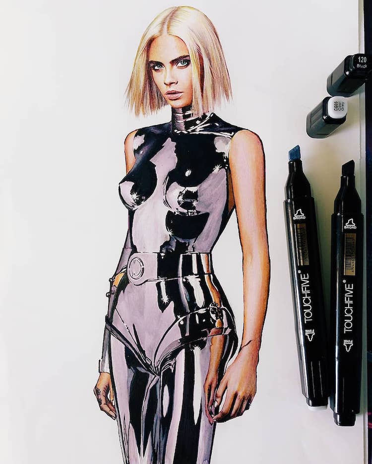 Fashion Illustrations by Eduardo Torres