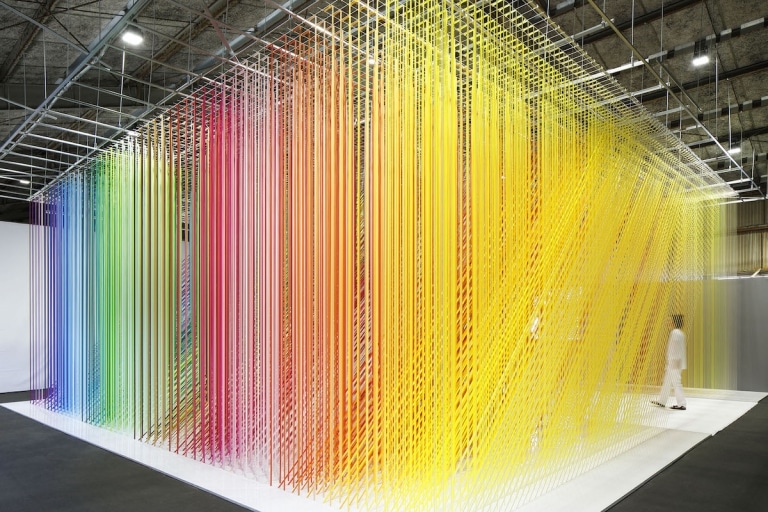 6,000 Strips Of Washi Tape Create Amazing Art Installation