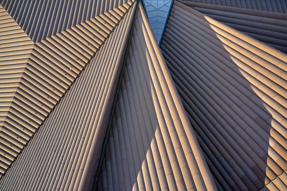 Roof Closeup of Datong Art Museum by Foster + Partners