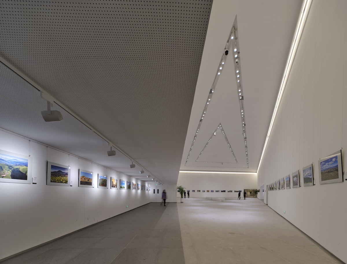 Interior of Datong Art Museum by Foster + Partners