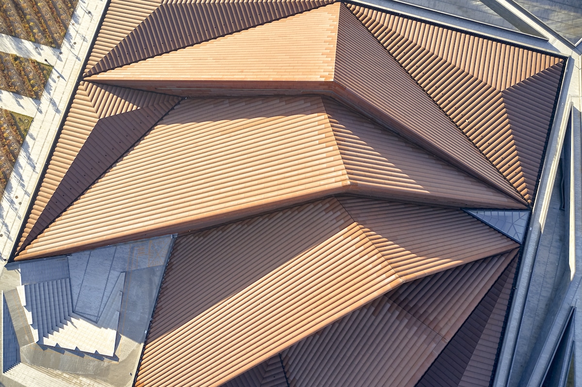 Roof Closeup of Datong Art Museum by Foster + Partners